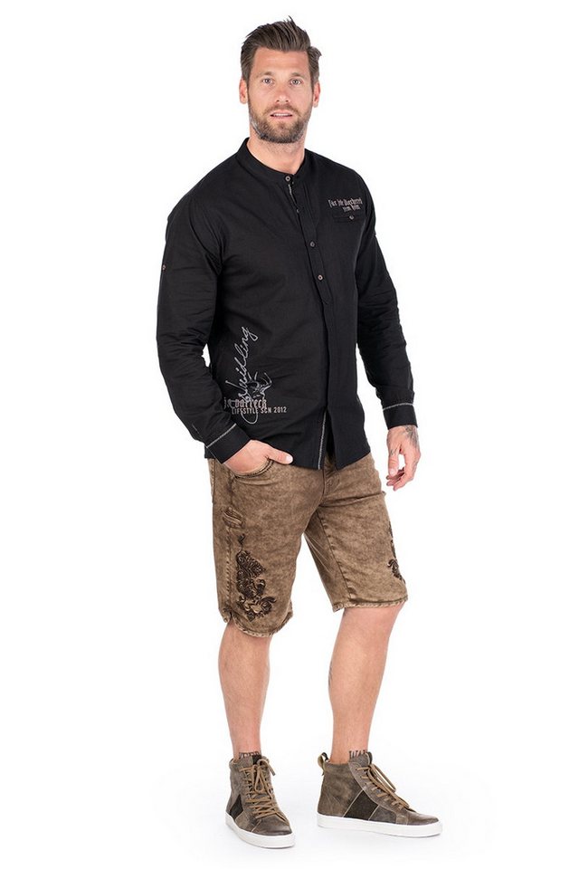 Hangowear Trachtenhemd Trachtenhemd - JEFF - schwarz – Bild 5 von 5