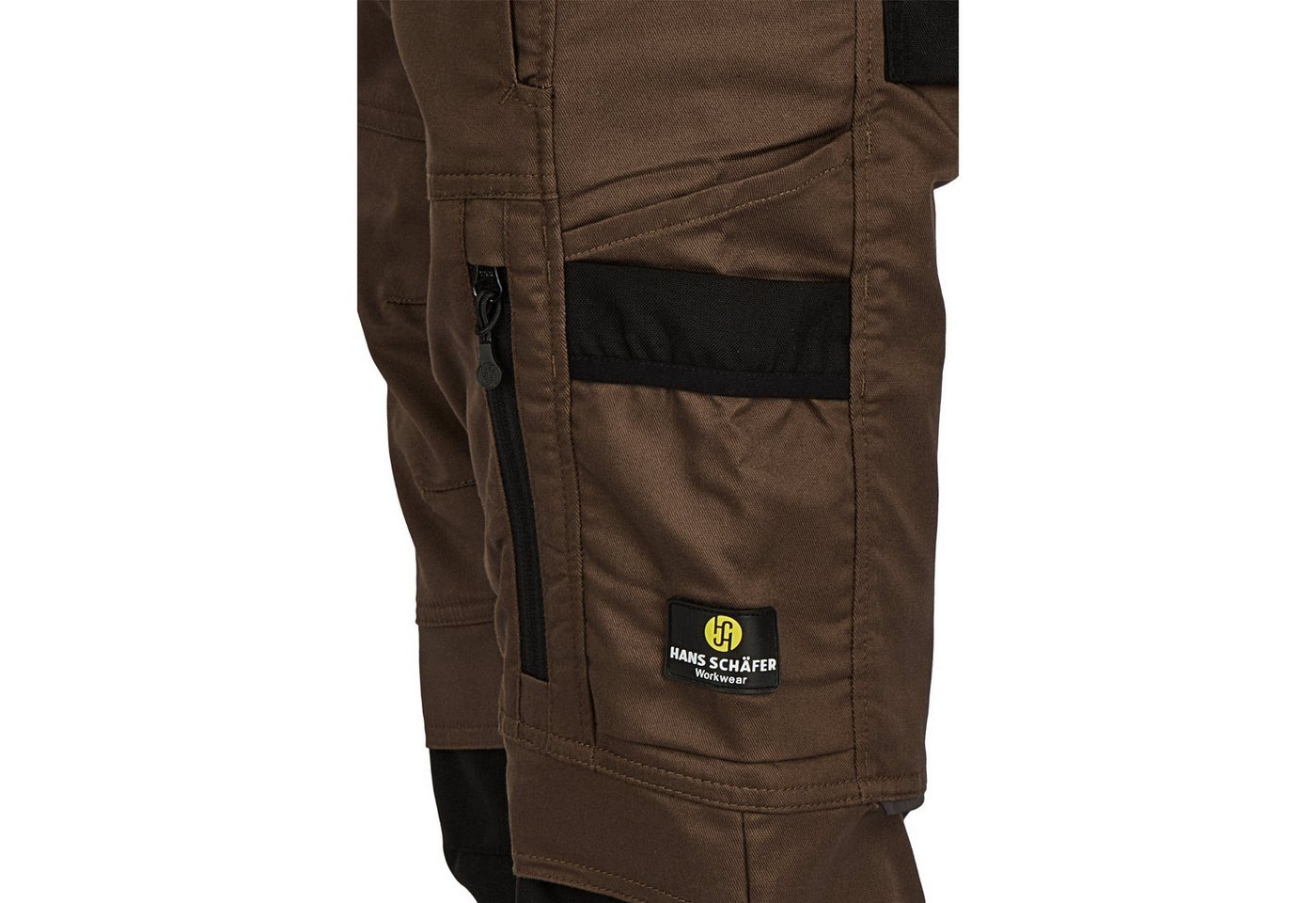 Hans Schäfer Workwear Arbeitshose Damen-SMART Bundhose - Braun - Gr: 40 – Bild 4 von 5