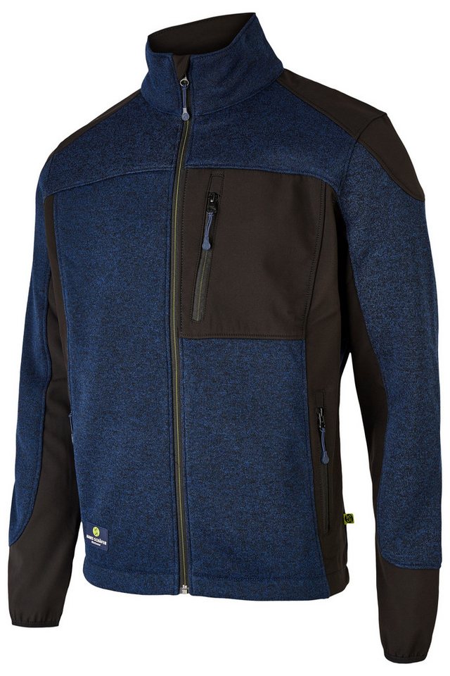 Hans Schäfer Workwear Strickfleecejacke SMART Strickfleecejacke - Navy - Gr: 6XL – Bild 2 von 5