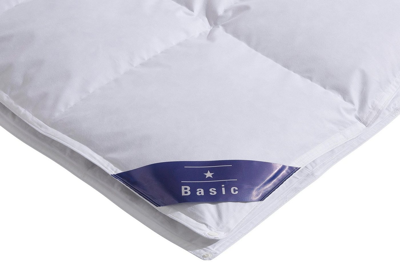 Hanse by RIBECO Federbettdecke Jonas, Füllung: 10% Daunen, 90% Federn, Bezug: 100% Baumwolle, Bettdecke für alle Jahreszeiten, Made in Germany – Bild 4 von 5