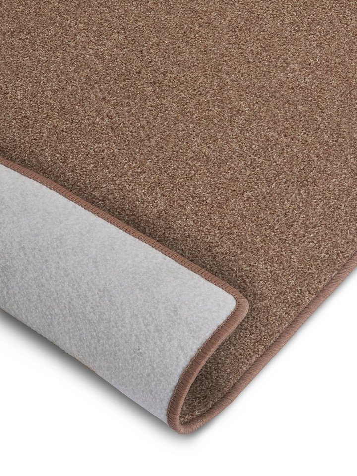 Hanse Home Exclusiv Läufer Liberty, rechteckig, Höhe: 7 mm, Uni-Meliert, robust, kräftige Farben, rundherum farbige Kettelung – Bild 4 von 5