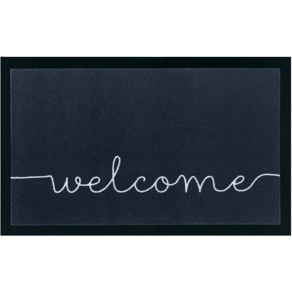 HANSE Home Fußmatte Cozy Welcome, Türmatte, rechteckig, Höhe: 5 mm, Waschbar, Schmutzfangmatte, Outdoor, Innen, Rutschfest, Wetterfest