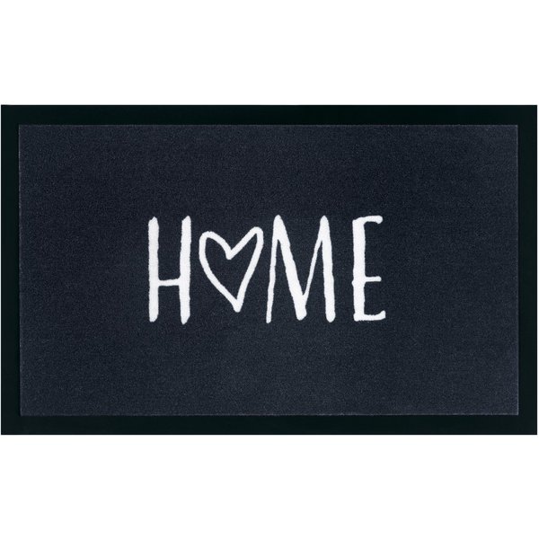 HANSE Home Fußmatte Magne, rechteckig, Höhe: 5 mm, Schmutzfangmatte, Türmatte, In- und Outdoor, Schrift, Läufer, waschbar