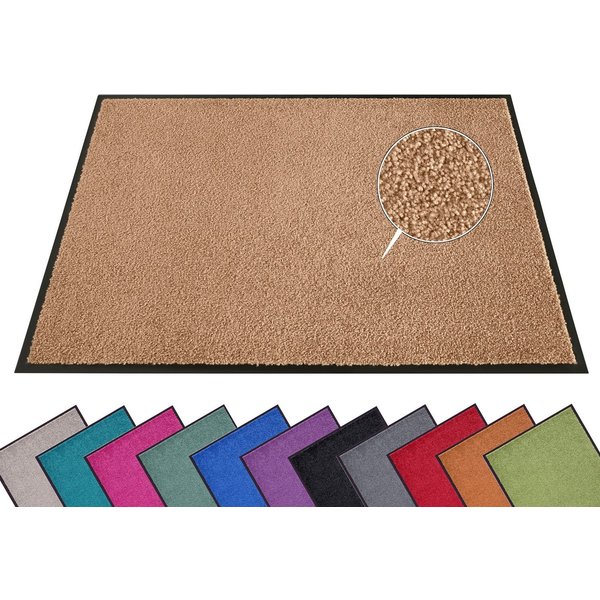 HANSE Home Fußmatte Wash & Clean, rechteckig, Höhe: 7 mm, Schmutzfangmatte, Türmatte, In- und Outdoor, Teppich, Läufer, waschbar