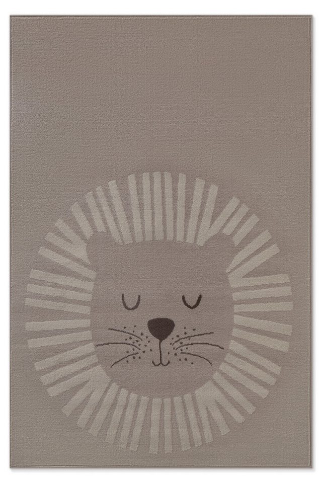 HANSE Home Kinderteppich Happy Lion, rechteckig, Höhe: 8 mm, Spielteppich, fest, Kinderzimmer, Kurzflor, Spielunterlage – Bild 2 von 5