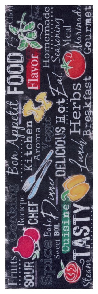 HANSE Home Küchenläufer Delicious Kitchen Board, rechteckig, Höhe: 3 mm, Läufer, Rutschfest, Küchenteppich, Küche, Teppich, Pflegeleicht – Bild 2 von 5