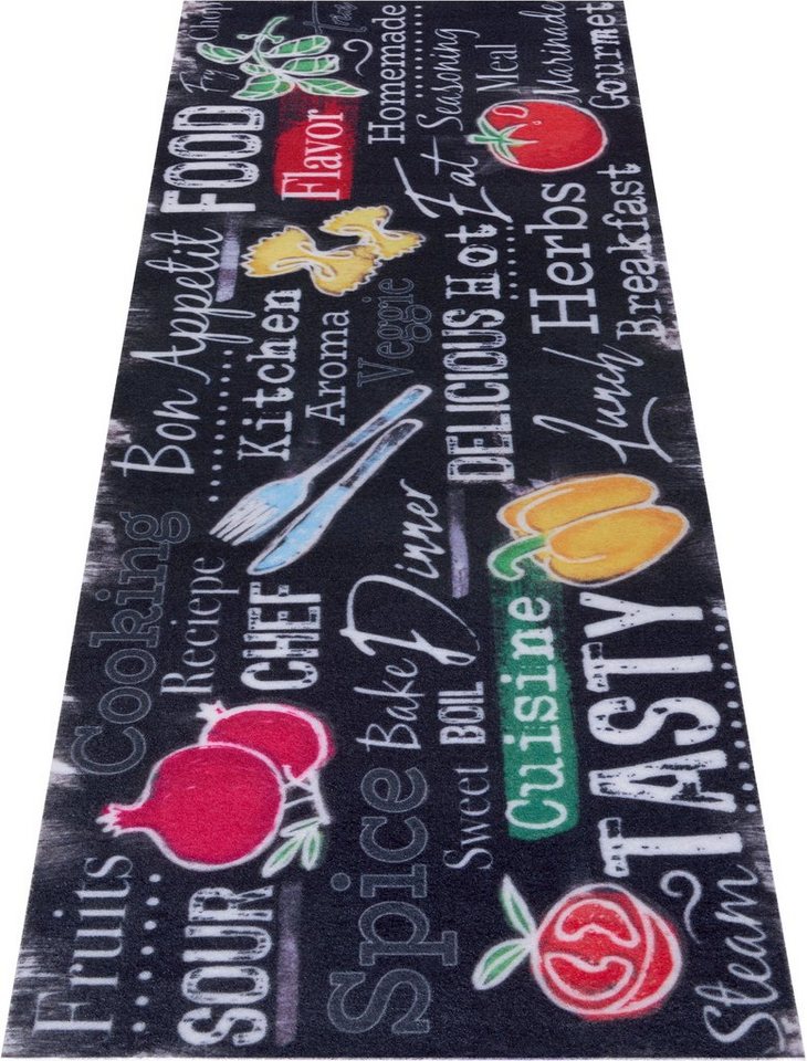 HANSE Home Küchenläufer Delicious Kitchen Board, rechteckig, Höhe: 3 mm, Läufer, Rutschfest, Küchenteppich, Küche, Teppich, Pflegeleicht – Bild 5 von 5