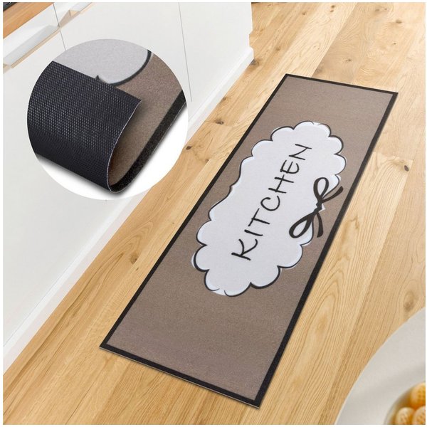 HANSE Home Küchenläufer Kitchen Cloud, rechteckig, Höhe: 3 mm, Läufer, Rutschfest, Küchenteppich, Küche, Teppich, Pflegeleicht
