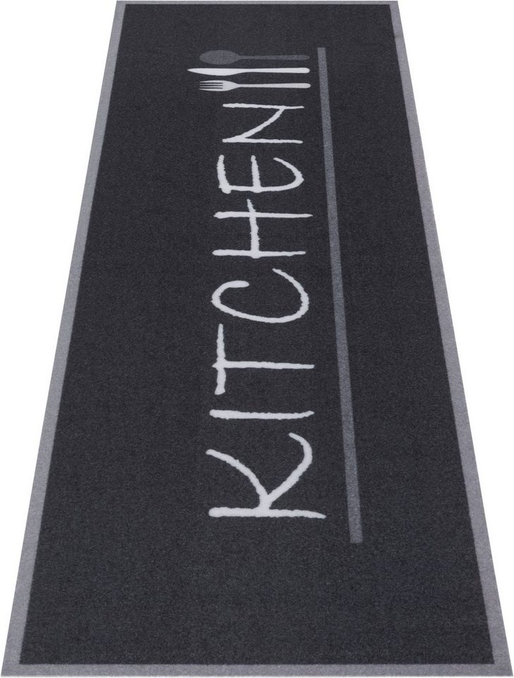 HANSE Home Küchenläufer Kitchen Cutlery, rechteckig, Höhe: 3 mm, Läufer, Rutschfest, Küchenteppich, Küche, Teppich, Pflegeleicht – Bild 5 von 5