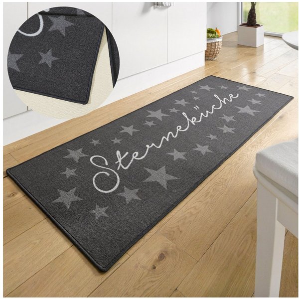 HANSE Home Küchenläufer Sterneküche, rechteckig, Höhe: 8 mm, Läufer, Rutschfest, Küchenteppich, Küche, Teppich, Pflegeleicht, Flur