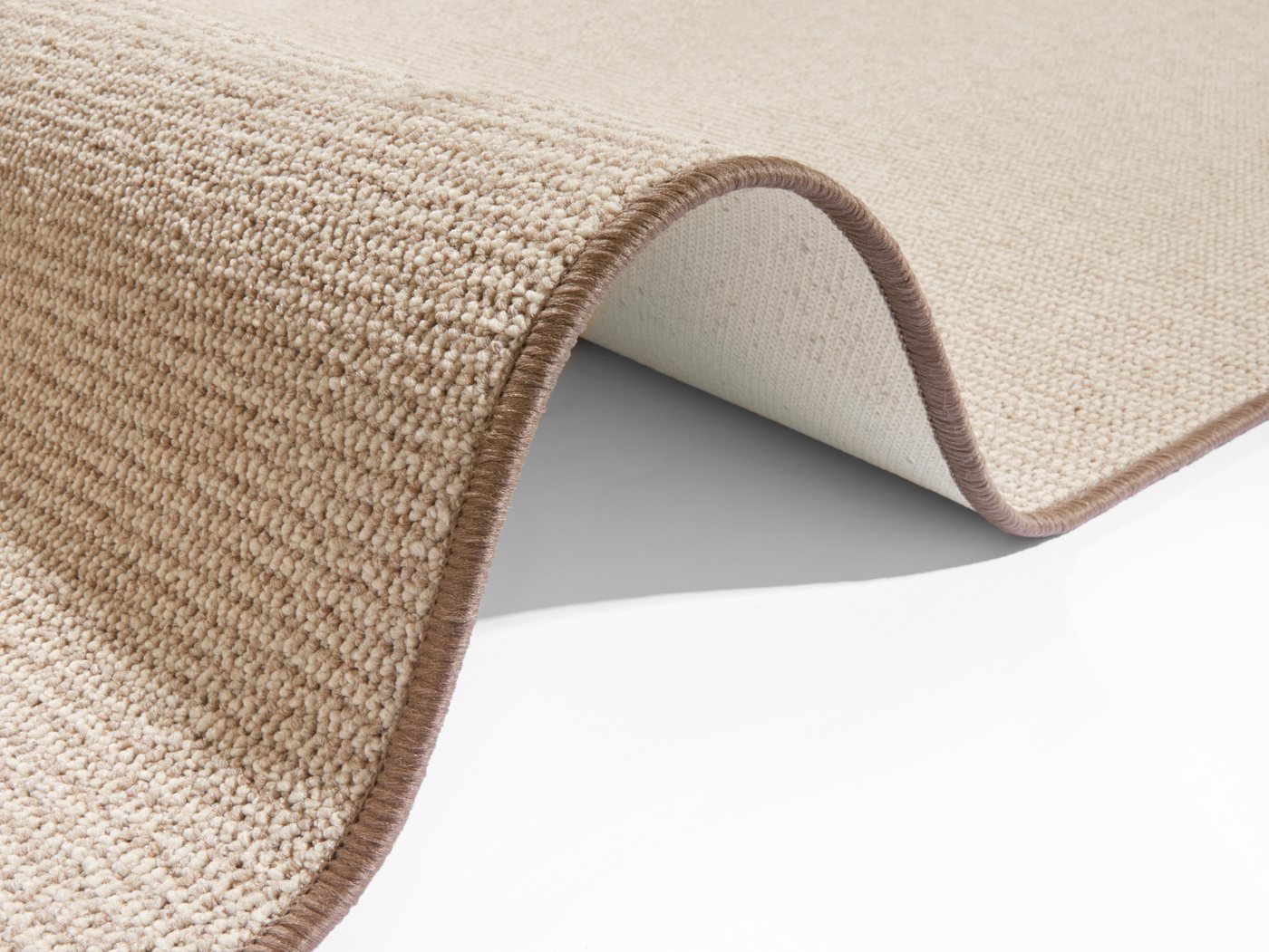 HANSE Home Läufer Bouclé, rechteckig, Höhe: 5 mm, rutschfest, Sisal Optik, Teppich, Küche, Flur, schlicht, umkettelt – Bild 5 von 5