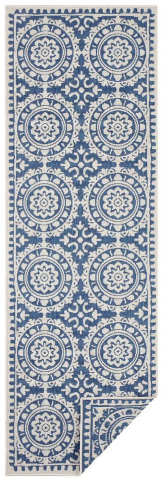 HANSE Home Läufer Jardin, rechteckig, Höhe: 5 mm, Wendeteppich, In-& Outdoor, Vintage, Balkon, Garten, Wohnzimmer, Flur – Bild 2 von 5