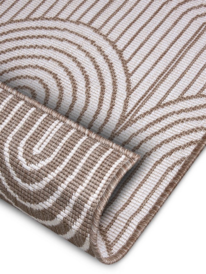 HANSE Home Outdoorteppich Pangli, Wendeteppich, rechteckig, Höhe: 5 mm, In-& Outdoor, Teppich, Wetterfest, Balkon, Garten, Wohnzimmer, Modern – Bild 5 von 5