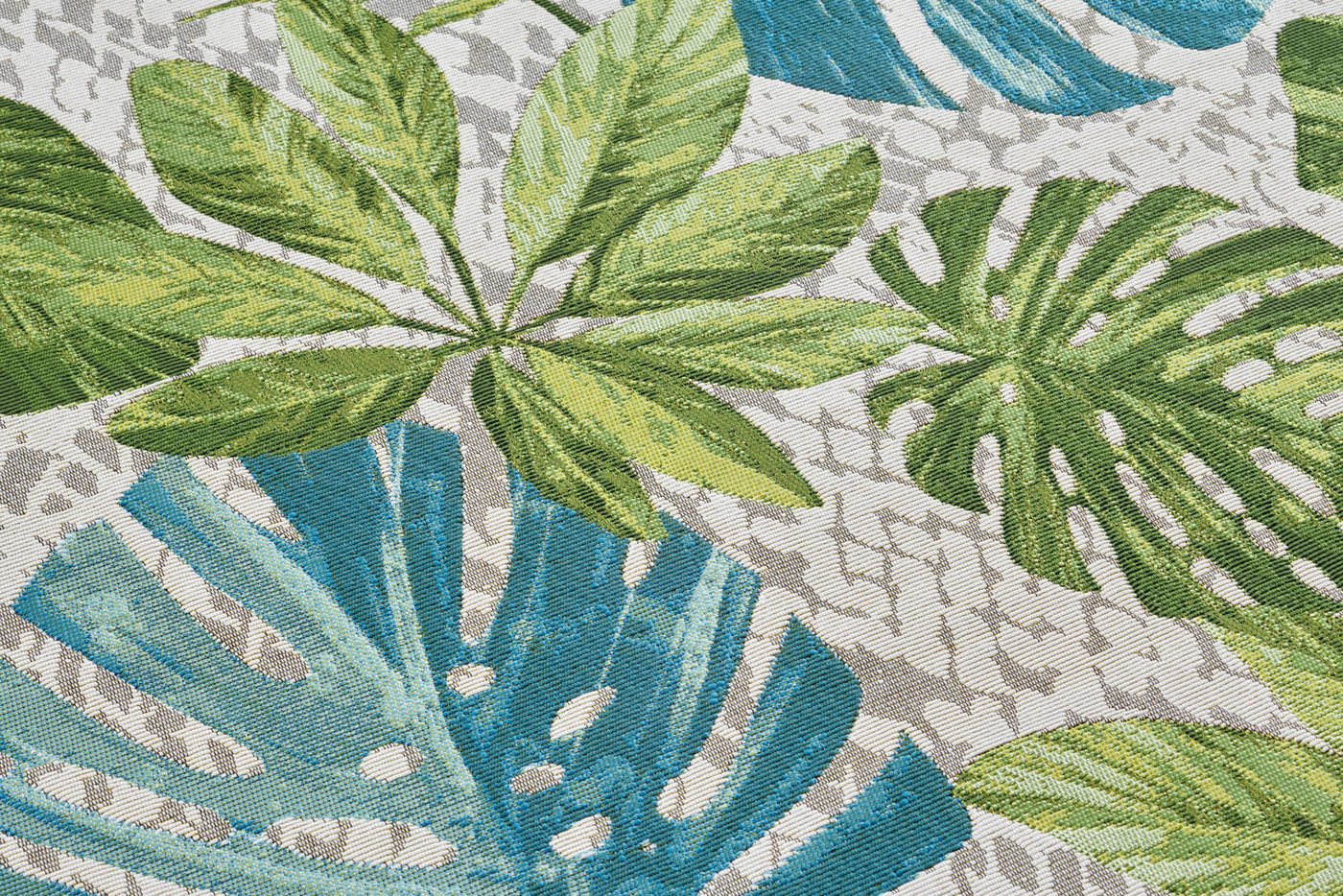HANSE Home Outdoorteppich Tropical Leaves, rechteckig, Höhe: 3 mm, In-& Outdoor, Wetterfest, Balkon, Garten, Wohnzimmer, Floral, Palme – Bild 5 von 5