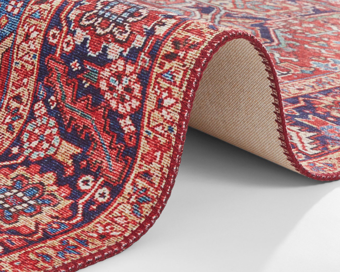 HANSE Home Teppich Amata, rechteckig, Höhe: 5 mm, Orientalisch, Läufer, Vintage, Wohnzimmer, Schlafzimmer, Esszimmer – Bild 5 von 5