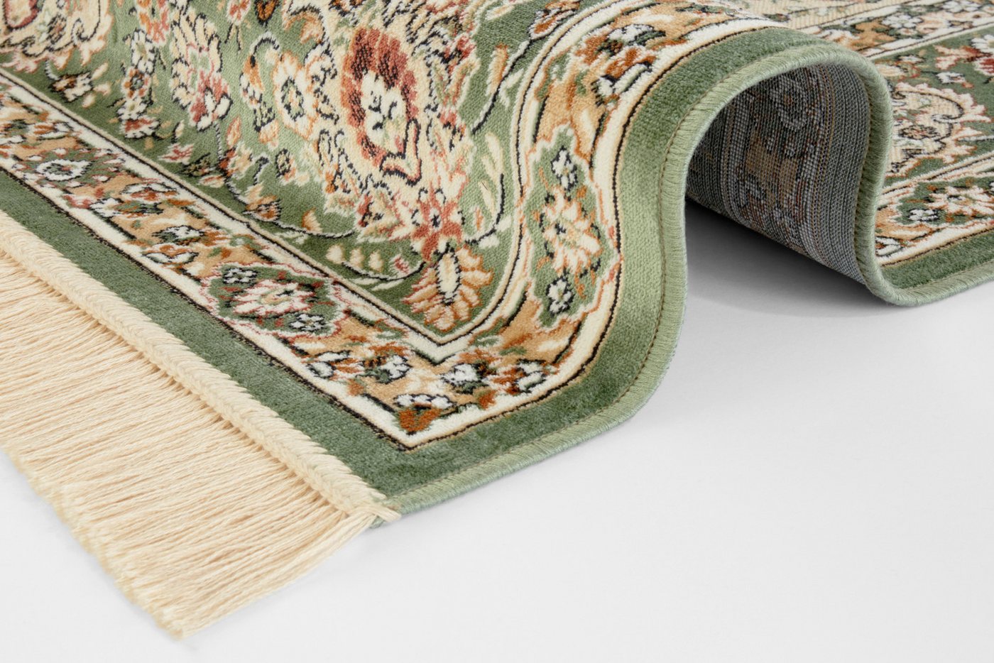 HANSE Home Teppich Antik Nain, rechteckig, Höhe: 5 mm, Orientalisch mit Fransen, Orient, Wohnzimmer, Schlafzimmer, Esszimmer – Bild 5 von 5