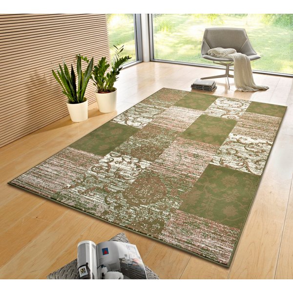 HANSE Home Teppich Bloques, rechteckig, Höhe: 9 mm, Kurzflor, Weich, Mehrfarbig, Wohnzimmer, Schlafzimmer, Esszimmer