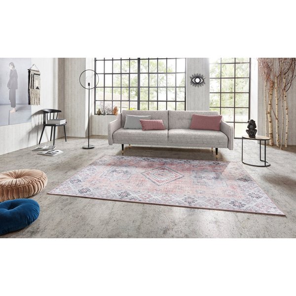HANSE Home Teppich Gratia, rechteckig, Höhe: 5 mm, Orientalisch, Vintage, Flachgewebe, Läufer, Wohnzimmer, Schlafzimmer