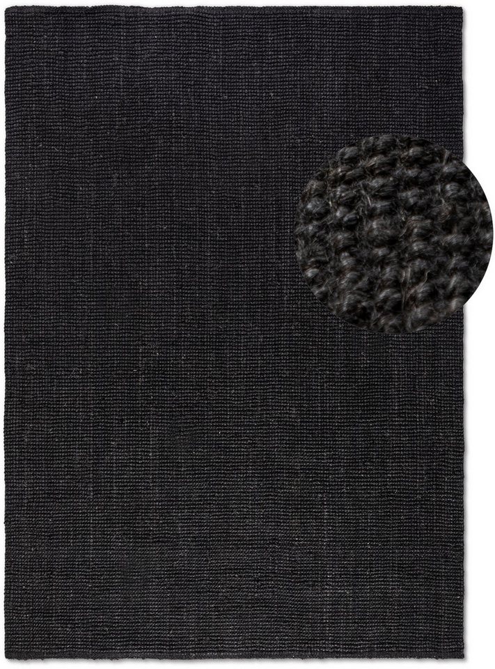 HANSE Home Teppich Jaipur Juteteppich, als Läufer und in Rund, rechteckig, Höhe: 10 mm, 100% Naturfaser, Wohnzimmer, Esszimmer, Schlafzimmer, GRS – Bild 2 von 5