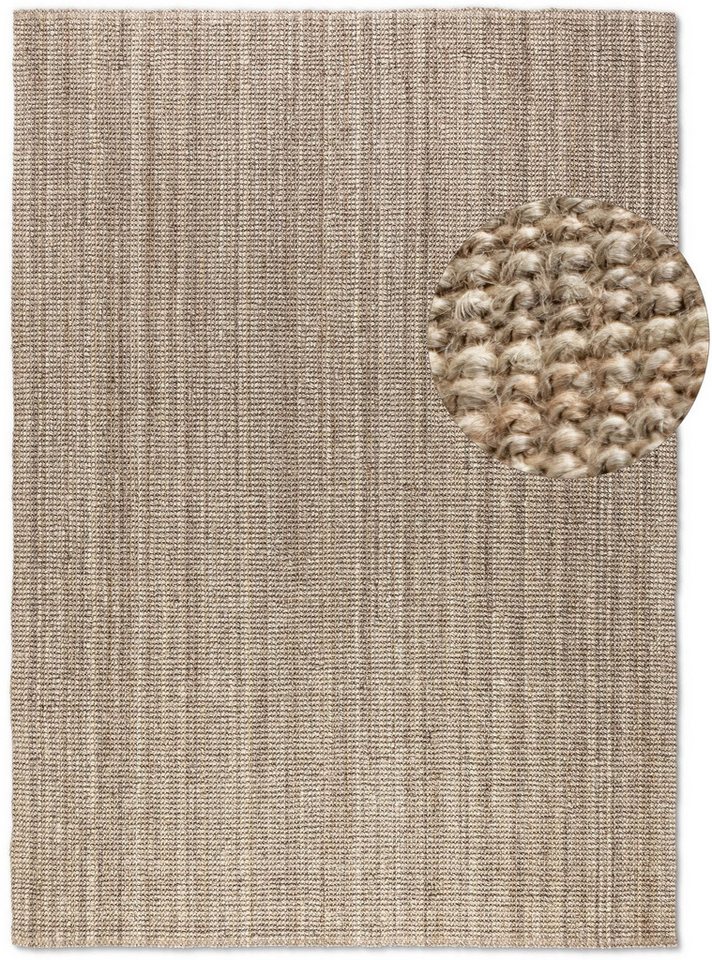 HANSE Home Teppich Jaipur Juteteppich, als Läufer und in Rund, rechteckig, Höhe: 10 mm, 100% Naturfaser, Wohnzimmer, Esszimmer, Schlafzimmer, GRS – Bild 2 von 5