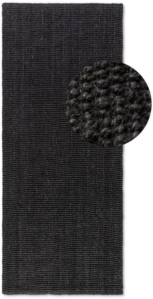 HANSE Home Teppich Jaipur Juteteppich, als Läufer und in Rund, rechteckig, Höhe: 10 mm, 100% Naturfaser, Wohnzimmer, Esszimmer, Schlafzimmer, GRS – Bild 2 von 5
