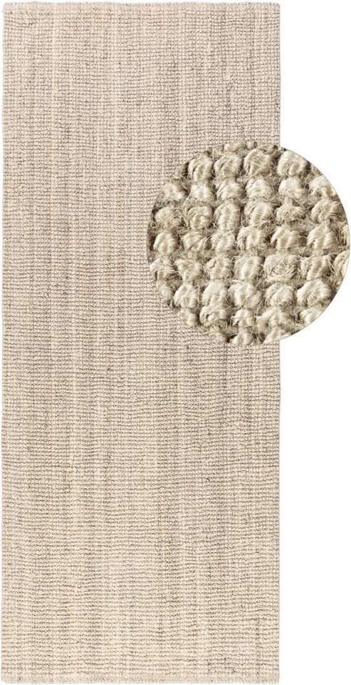 HANSE Home Teppich Jaipur Juteteppich, als Läufer und in Rund, rechteckig, Höhe: 10 mm, 100% Naturfaser, Wohnzimmer, Esszimmer, Schlafzimmer, GRS – Bild 2 von 5