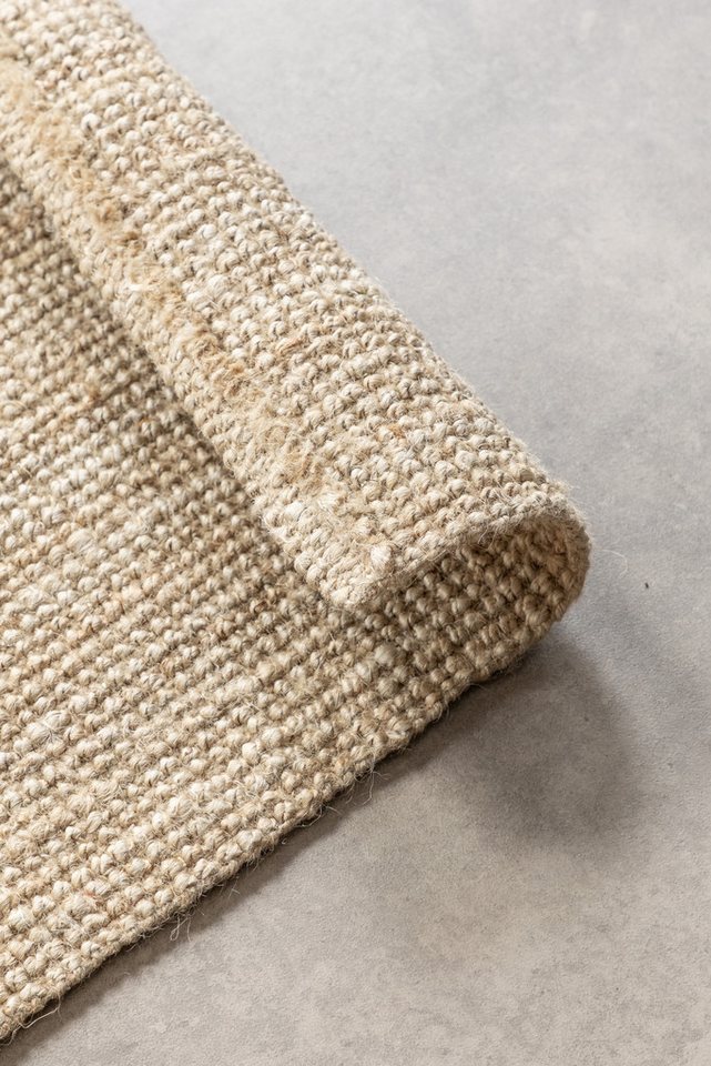 HANSE Home Teppich Jaipur Juteteppich, als Läufer und in Rund, rechteckig, Höhe: 10 mm, 100% Naturfaser, Wohnzimmer, Esszimmer, Schlafzimmer, GRS – Bild 5 von 5