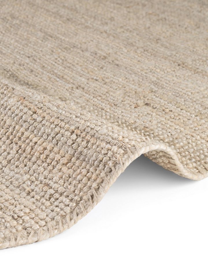 HANSE Home Teppich Jaipur Juteteppich, als Läufer und in Rund, rund, Höhe: 10 mm, 100% Naturfaser, Wohnzimmer, Esszimmer, Schlafzimmer, GRS – Bild 5 von 5