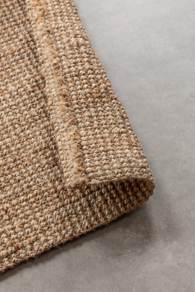 HANSE Home Teppich Jaipur Juteteppich, als Läufer und in Rund, rechteckig, Höhe: 10 mm, 100% Naturfaser, Wohnzimmer, Esszimmer, Schlafzimmer, GRS – Bild 5 von 5