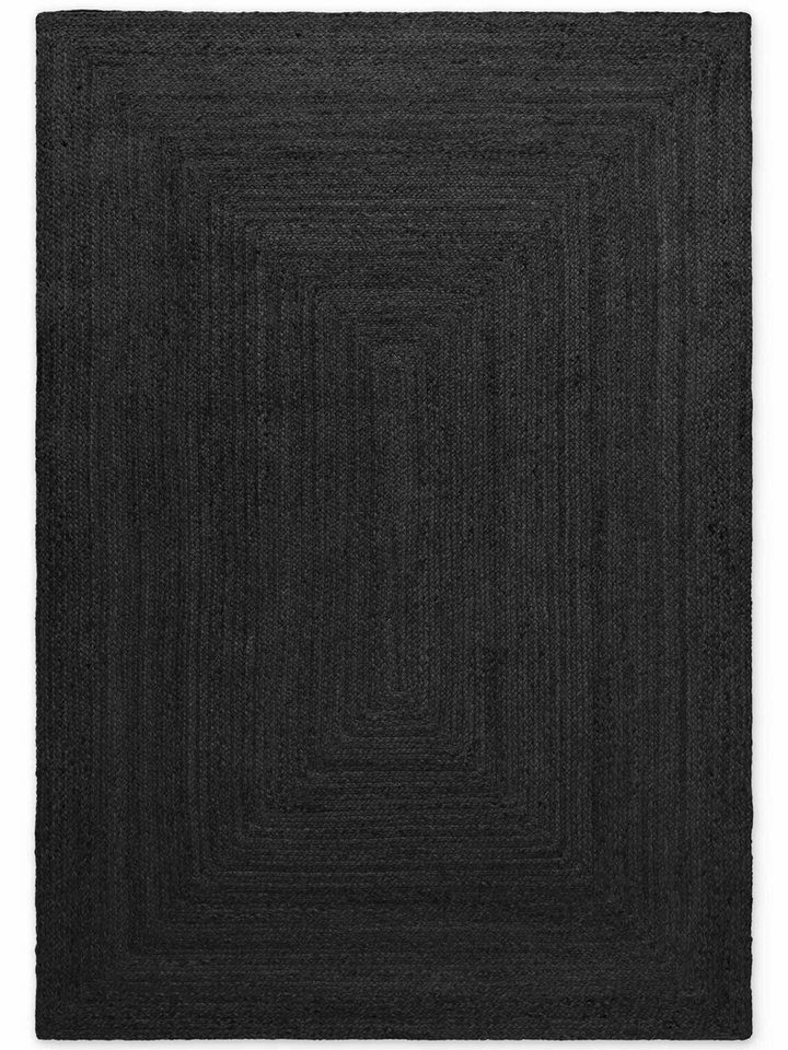 HANSE Home Teppich Juteteppich Teppich Juno, rechteckig, Höhe: 9 mm, Jute, Shape, Handgemacht, Wohnzimmerteppich, Naturteppich, Wohnzimmer – Bild 5 von 5