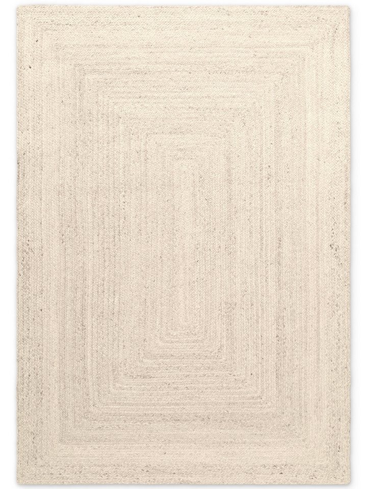 HANSE Home Teppich Juteteppich Teppich Juno, rechteckig, Höhe: 9 mm, Jute, Shape, Handgemacht, Wohnzimmerteppich, Naturteppich, Wohnzimmer – Bild 5 von 5