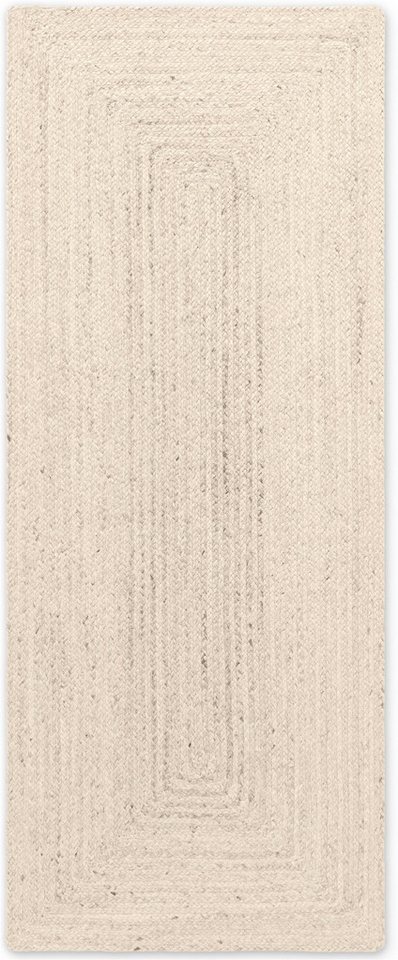 HANSE Home Teppich Juteteppich Teppich Juno, rechteckig, Höhe: 9 mm, Jute, Shape, Handgemacht, Wohnzimmerteppich, Naturteppich, Wohnzimmer – Bild 5 von 5