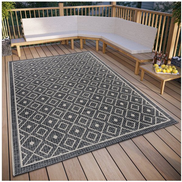 HANSE Home Teppich Lahal, rechteckig, Höhe: 6 mm, strapazierfähig, pflegeleicht, robust, In- und Outdoor, wetterfest