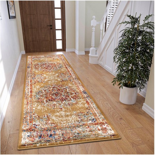 HANSE Home Teppich Maderno, rechteckig, Höhe: 8 mm, Läufer, Orientalisch, Kurzflor, Wohnzimmer, Schlafzimmer, Esszimmer