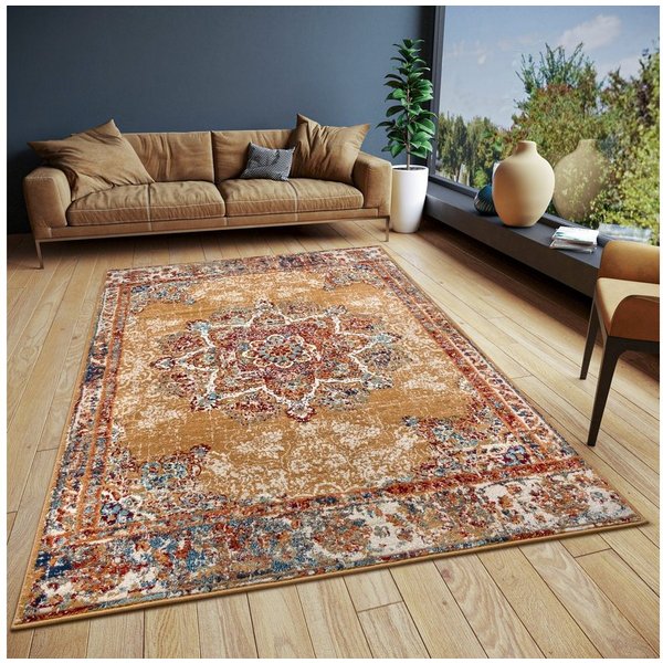 HANSE Home Teppich Maderno, rechteckig, Höhe: 8 mm, Läufer, Orientalisch, Kurzflor, Wohnzimmer, Schlafzimmer, Esszimmer
