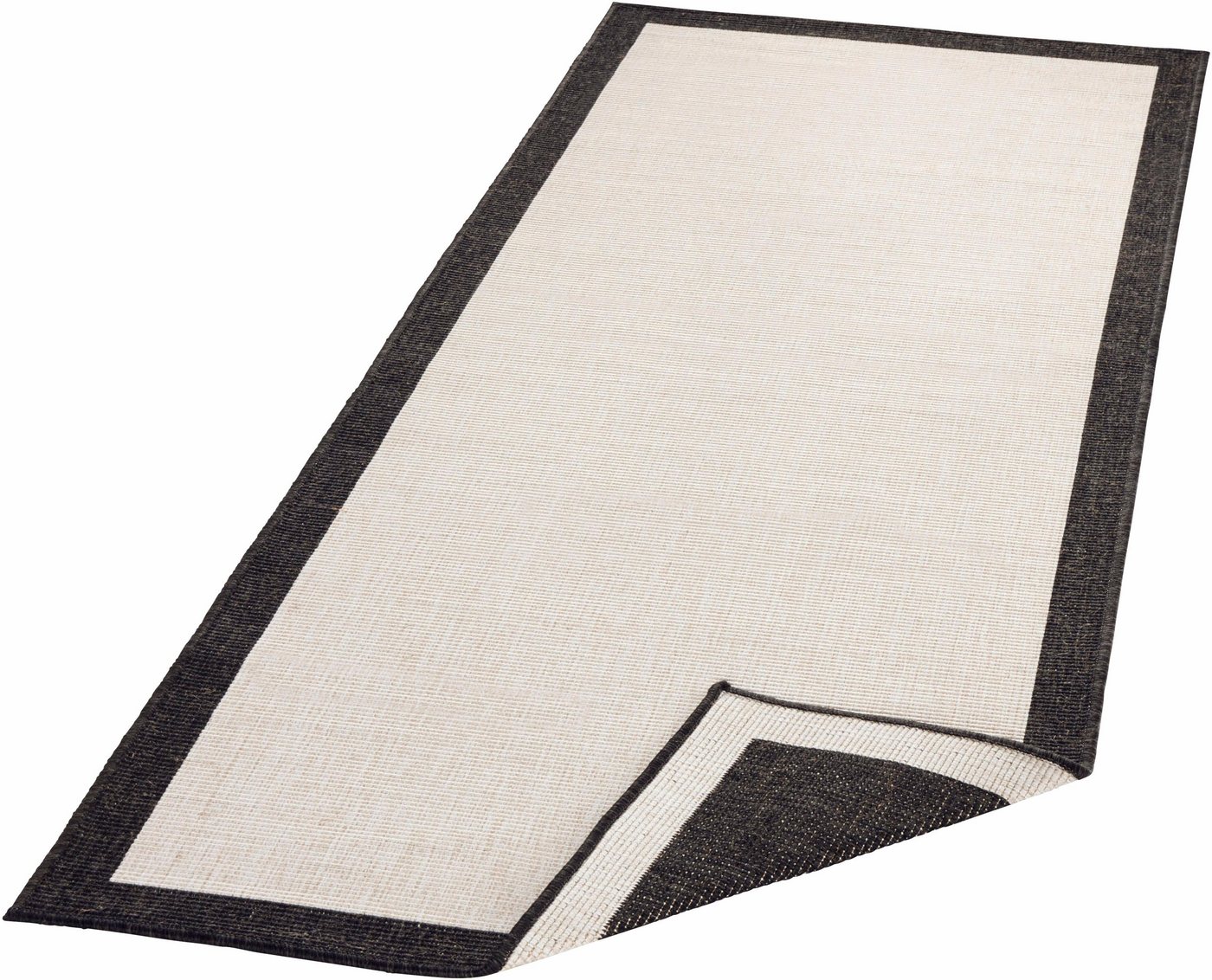 HANSE Home Teppich Panama Wendeteppich, rechteckig, Höhe: 5 mm, In-& Outdoor, Wetterfest, Balkon, Läufer, Wohnzimmer, Wasserfest – Bild 5 von 5