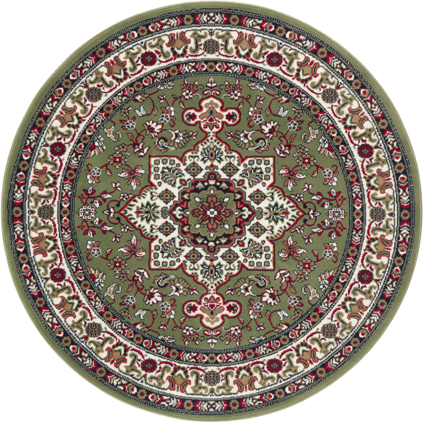 HANSE Home Teppich Parun Täbriz, rund, Höhe: 9 mm, Kurzflor, Orient, Teppich, Vintage, Esszimmer, Wohnzimmer, Flur – Bild 2 von 5
