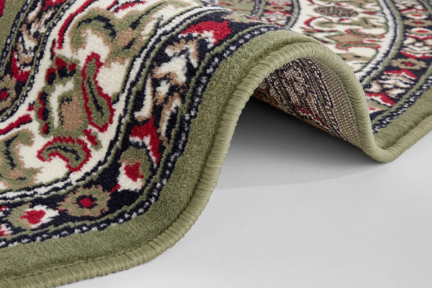 HANSE Home Teppich Parun Täbriz, rund, Höhe: 9 mm, Kurzflor, Orient, Teppich, Vintage, Esszimmer, Wohnzimmer, Flur – Bild 5 von 5