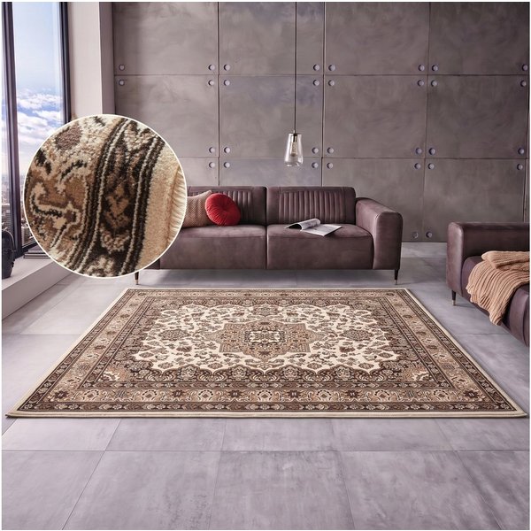 HANSE Home Teppich Parun Täbriz, rechteckig, Höhe: 9 mm, Kurzflor, Orient, Läufer, Vintage, Esszimmer, Wohnzimmer, Flur