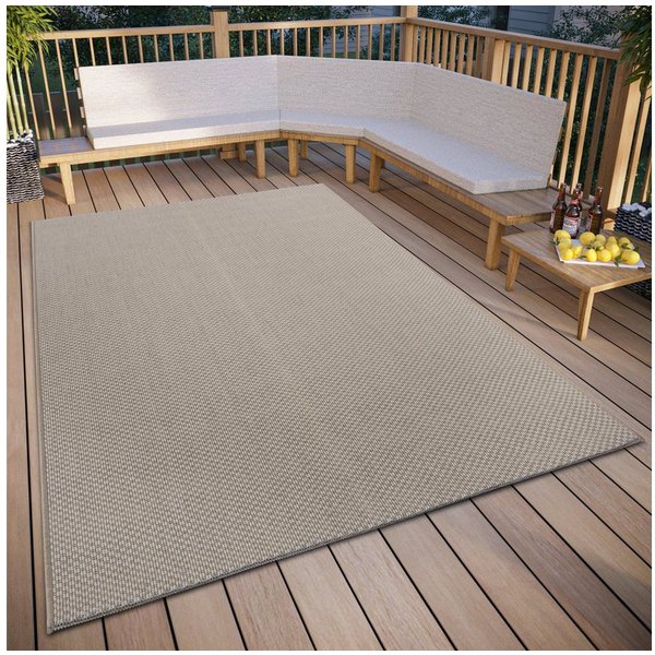 HANSE Home Teppich Pure, rechteckig, Höhe: 6 mm, strapazierfähig, pflegeleicht, robust, In- und Outdoor, wetterfest