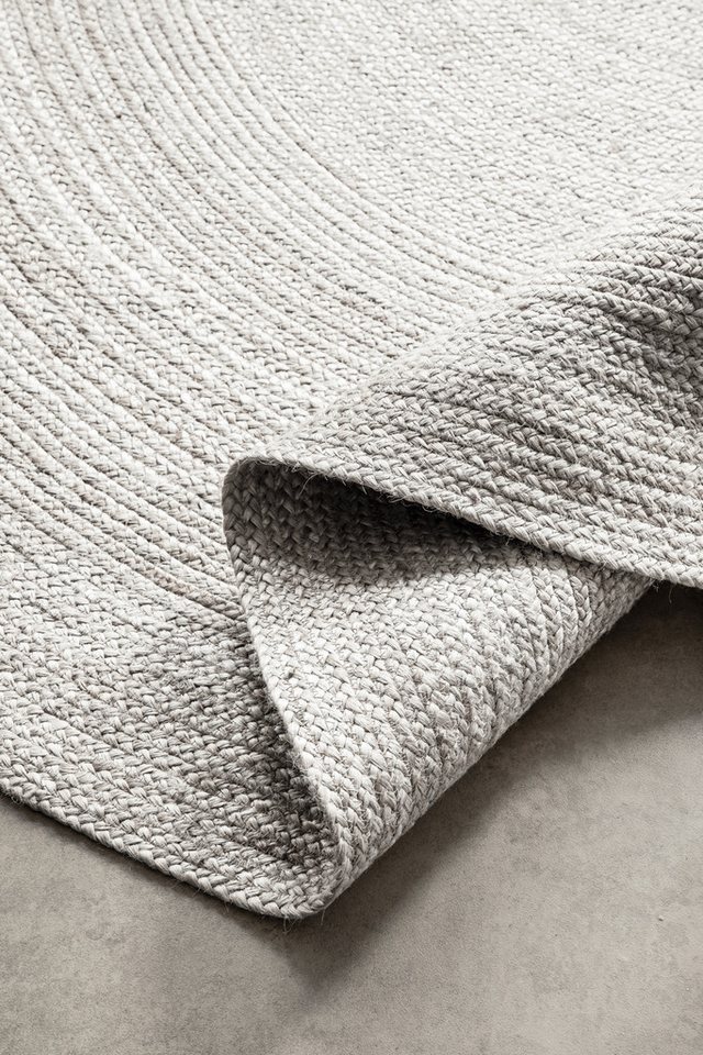 HANSE Home Teppich Rangpur Juteteppich, auch in oval, oval, Höhe: 10 mm, Handgewebt, 100% Jute, Natur, Wohnzimmer, Flur, Boho, Skandi – Bild 5 von 5