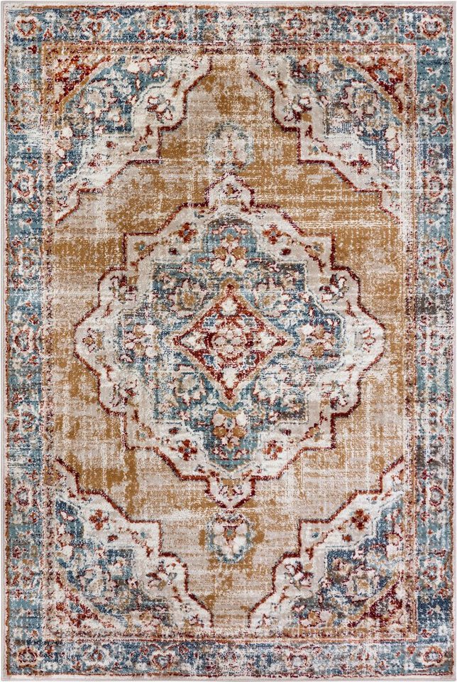HANSE Home Teppich Strozzi, rechteckig, Höhe: 8 mm, Läufer, Orientalisch, Kurzflor, Wohnzimmer, Schlafzimmer, Esszimmer – Bild 3 von 5