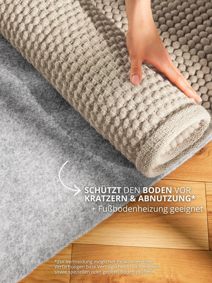 HANSE Home Teppichunterlage Grip, (1-St), Rutschfest, Teppichstop, Antirutsch Gleitschutz, Zuschneidbar – Bild 4 von 5