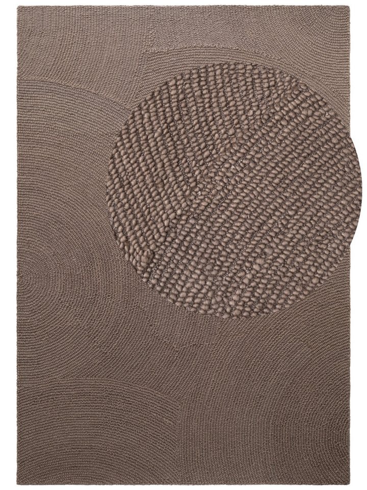 HANSE Home Wollteppich Calmio, auch als Läufer und in rund, rechteckig, Höhe: 18 mm, Handgetuftet, Wolle, Natur, Wohnzimmer, Schlafzimmer, Skandi, Hygge – Bild 2 von 5