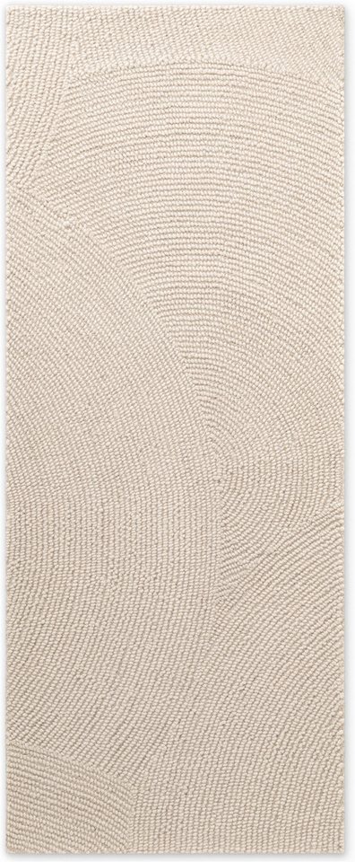 HANSE Home Wollteppich Calmio, auch als Läufer und in rund, rechteckig, Höhe: 18 mm, Handgetuftet, Wolle, Natur, Wohnzimmer, Schlafzimmer, Skandi, Hygge – Bild 5 von 5