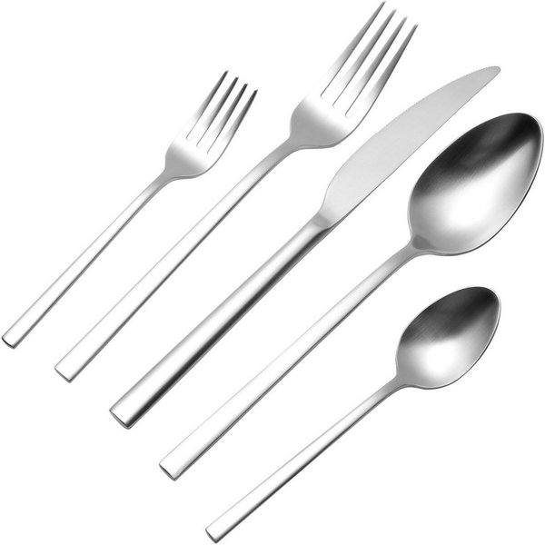 Hanseatic Besteck-Set SMART, wahlweise 30, 42, 60 oder 84 Teile, für 6 oder 12 Personen (30-tlg), 6 Personen, Edelstahl 18/10, in glänzender oder matter Optik, 