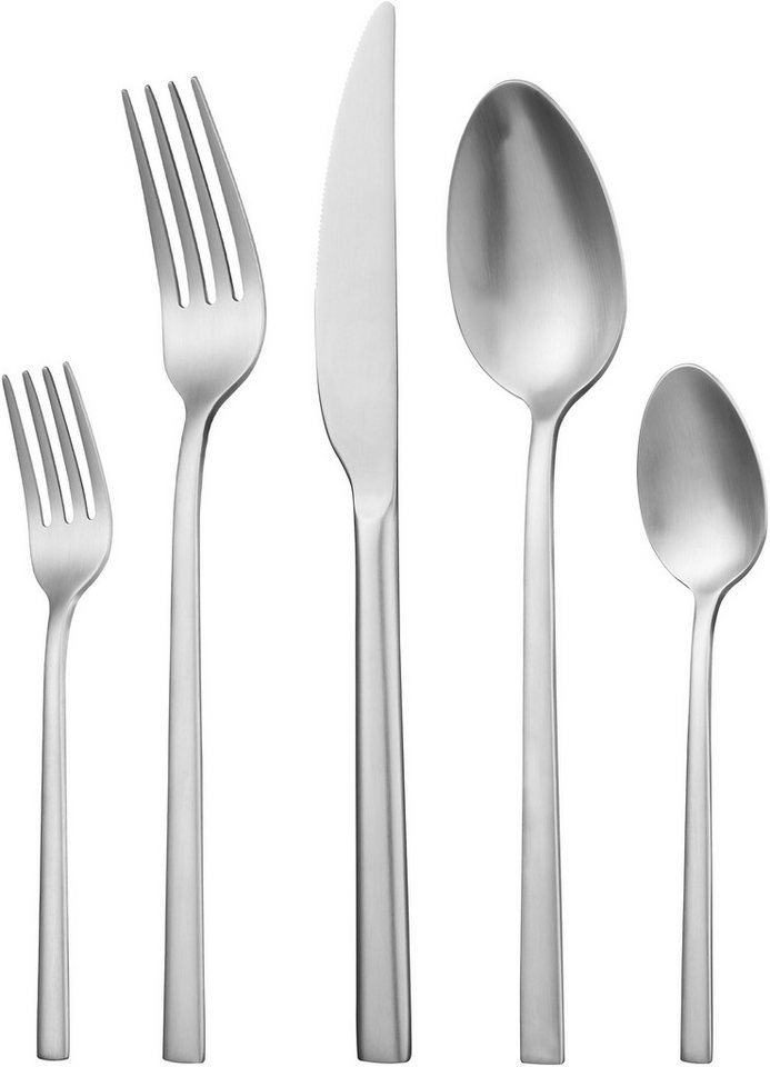 Hanseatic Besteck-Set SMART, wahlweise 30, 42, 60 oder 84 Teile, für 6 oder 12 Personen (30-tlg), 6 Personen, Edelstahl 18/10, in glänzender oder matter Optik,  – Bild 2 von 5