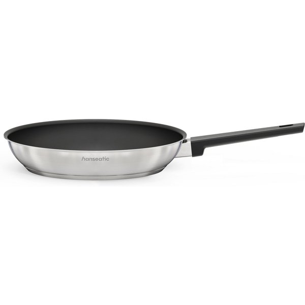 Hanseatic Bratpfanne SMART, Edelstahl 18/10 (1-tlg), Pfanne mit Antihaftbeschichtung, für alle Herdarten, inkl. Induktion
