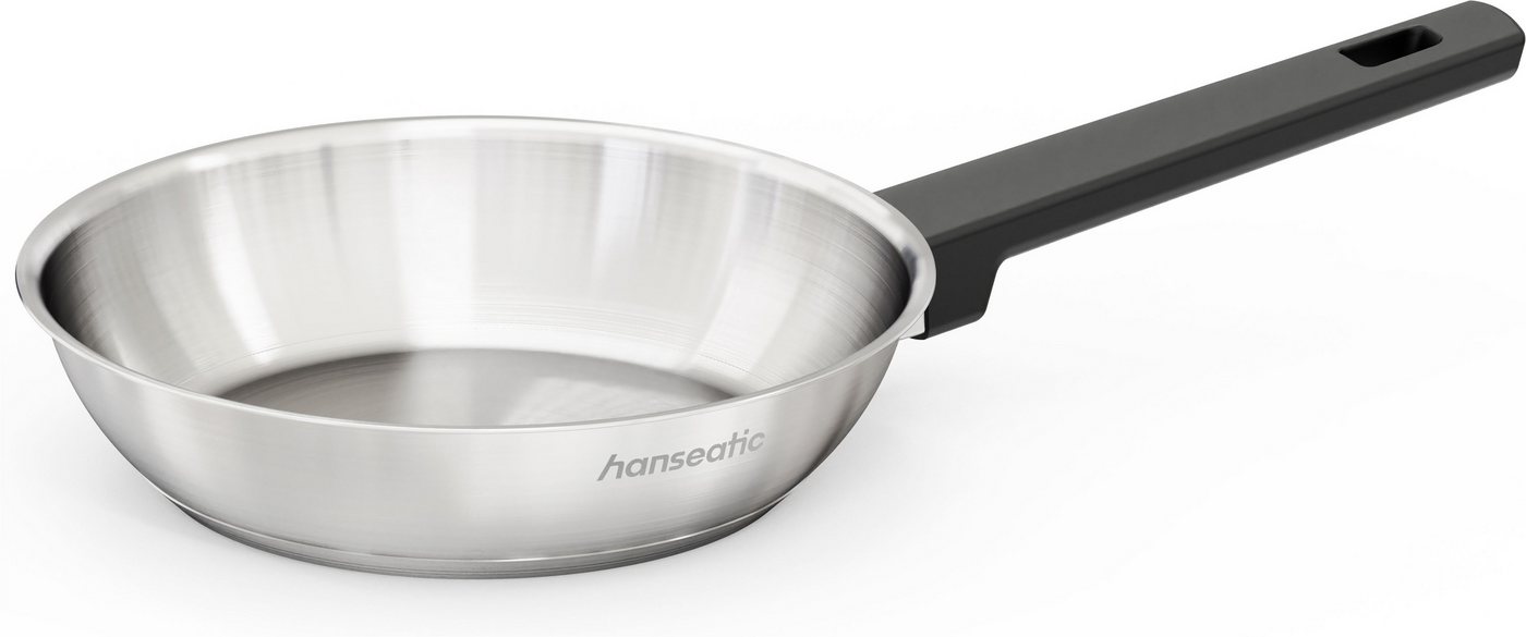 Hanseatic Bratpfanne SMART, Edelstahl 18/10 (1-tlg), ohne Beschichtung, energiesparend, für alle Herdarten, inkl. Induktion – Bild 2 von 5
