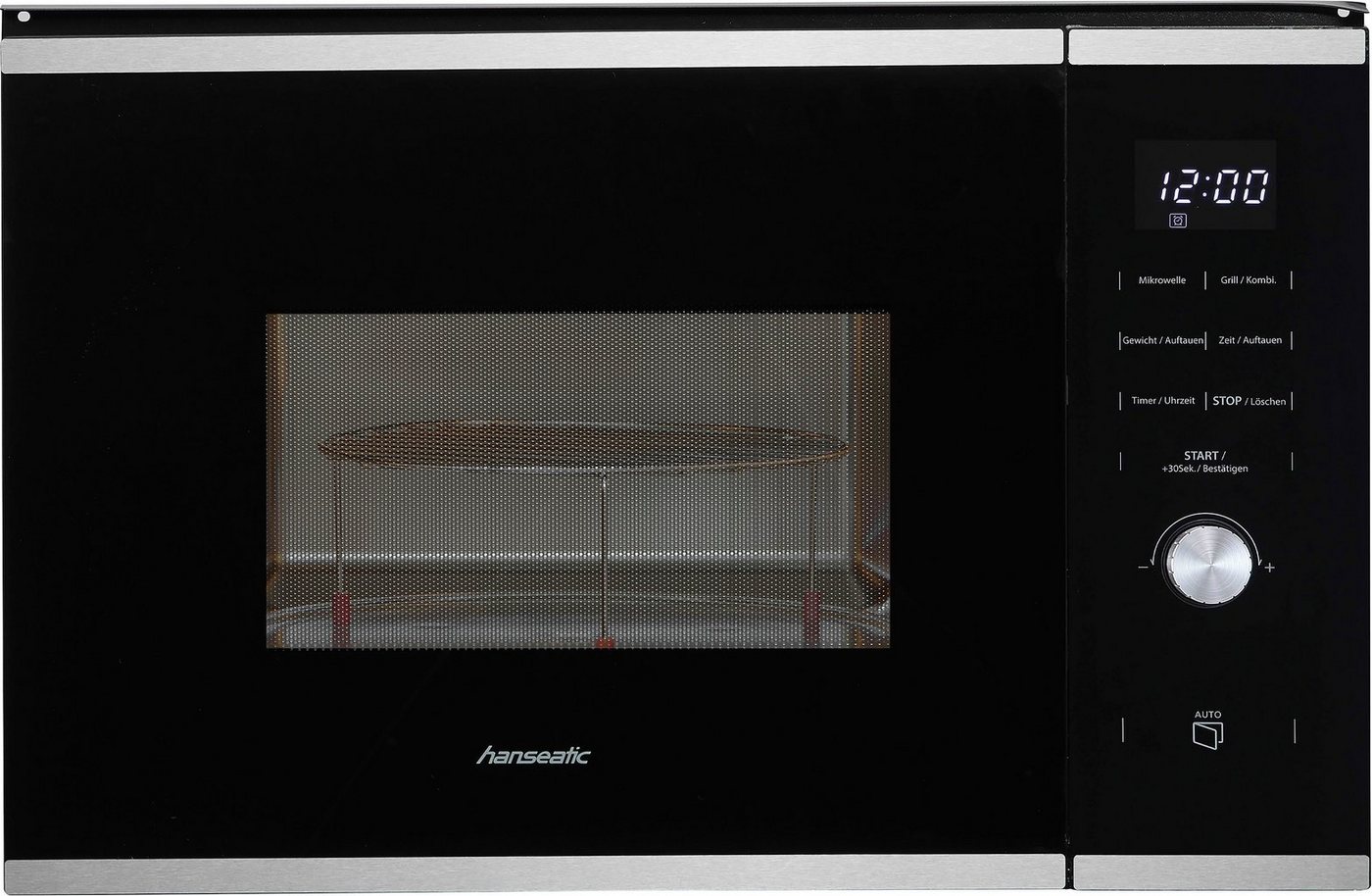 Hanseatic Einbau-Mikrowelle TG925HS6, Grill, Mikrowelle, 25 l, inkl. 3 Jahre Herstellergarantie – Bild 2 von 5